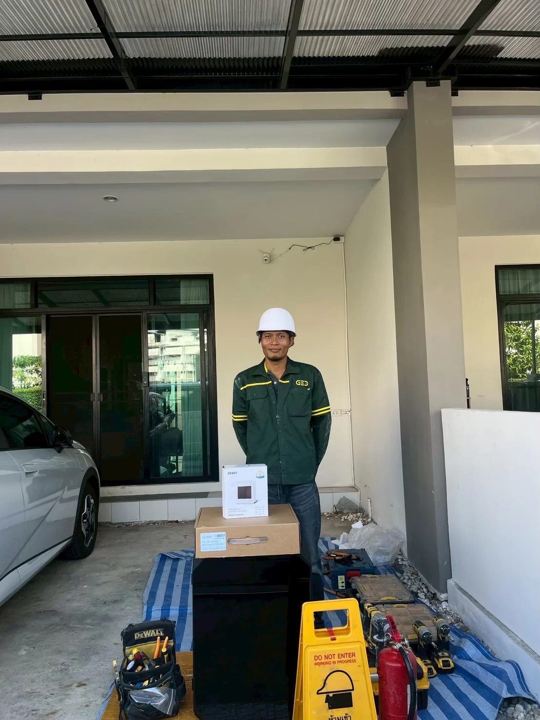 ตัวอย่างงานติดตั้ง 19 Voltino Home Charger โดย GED Thailand