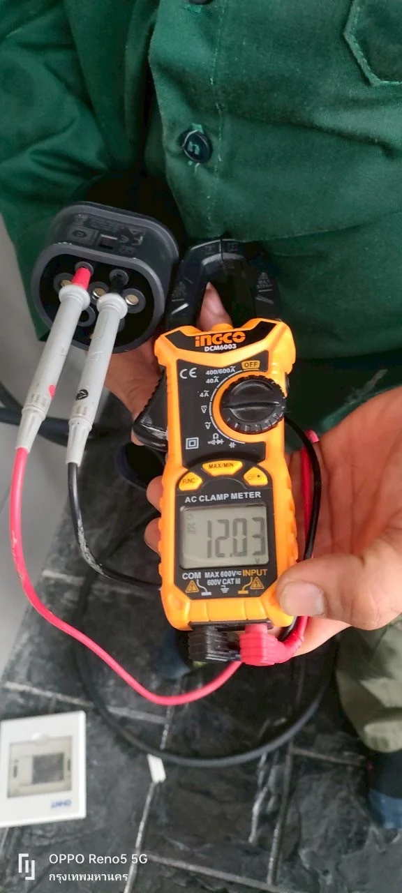 ตัวอย่างงานติดตั้ง 24 Voltino Home Charger โดย GED Thailand