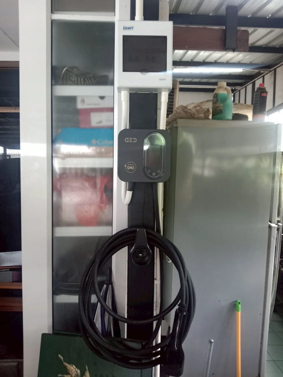 ตัวอย่างงานติดตั้ง 27 Voltino Home Charger โดย GED Thailand