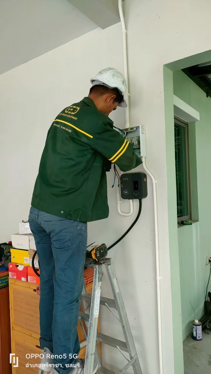 ตัวอย่างงานติดตั้ง 31 Voltino Home Charger โดย GED Thailand
