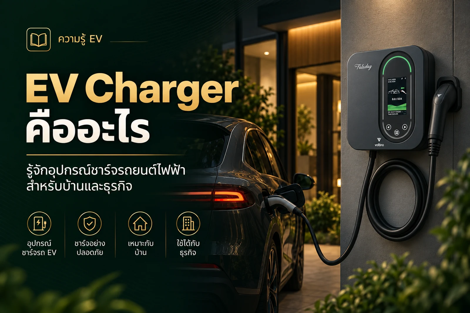 EV Charger คืออะไร เข้าใจก่อนเลือกติดตั้ง