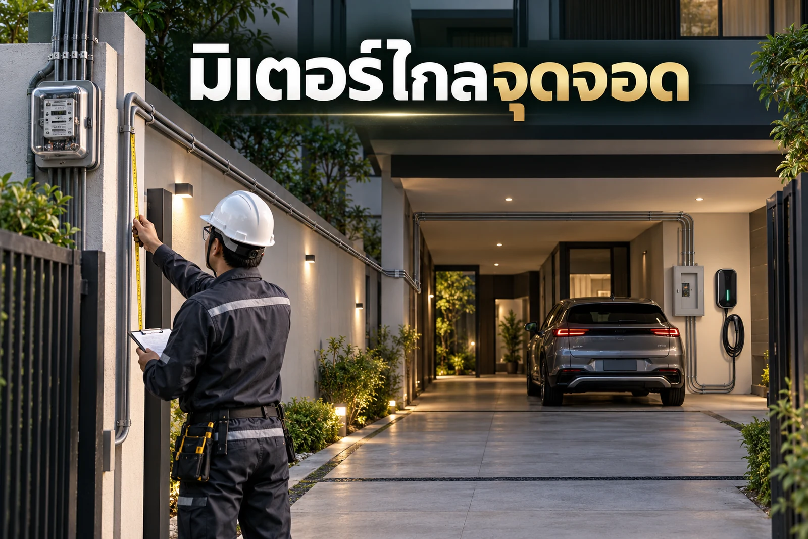 ภาพปกบทความ GED เรื่อง มิเตอร์อยู่ไกลจุดจอด เดินวงจร Home Charger อย่างไรให้ปลอดภัย