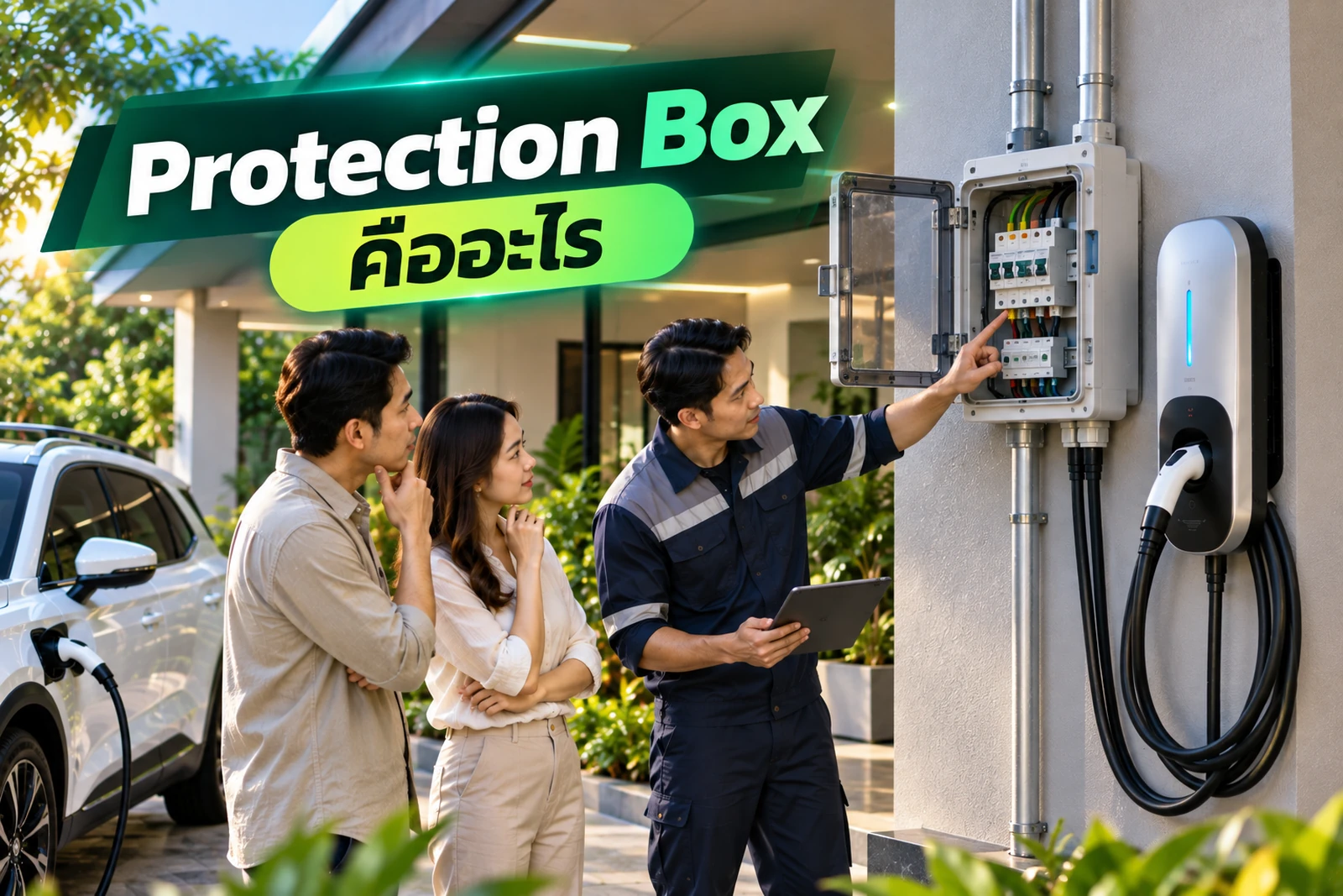 ภาพประกอบบทความ Protection Box สำหรับ Home Charger คืออะไร ทำไมควรมี