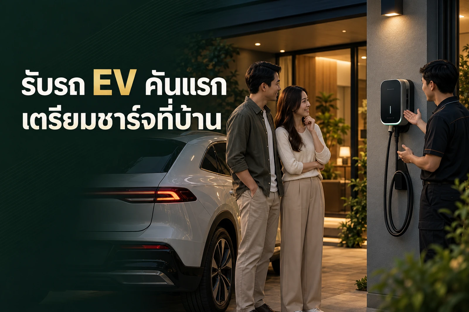 ภาพประกอบบทความ รับรถ EV คันแรก ควรเตรียม Home Charger ตอนไหน