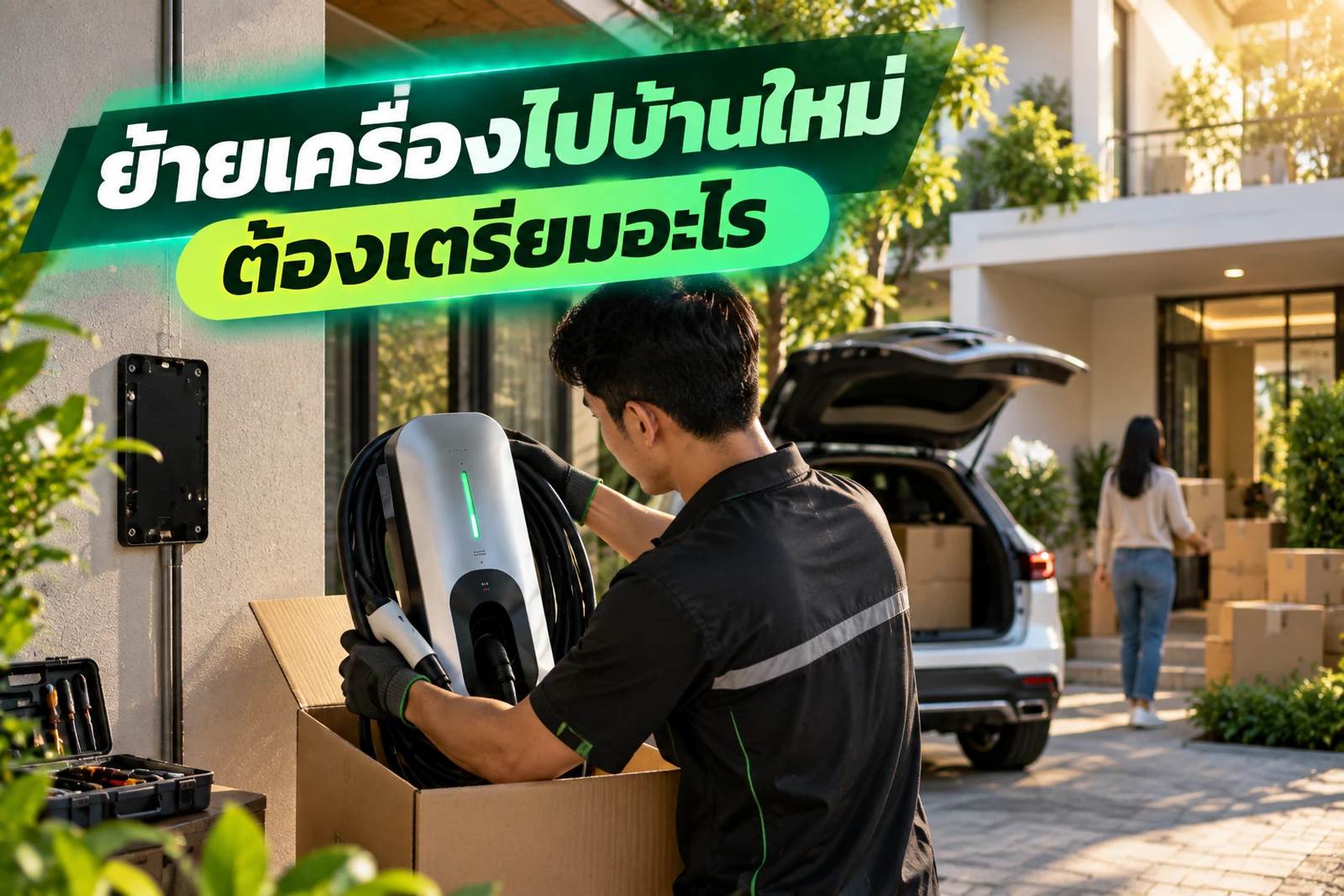 ภาพประกอบบทความ ย้าย Home Charger ไปบ้านใหม่ ต้องเตรียมอะไรบ้าง