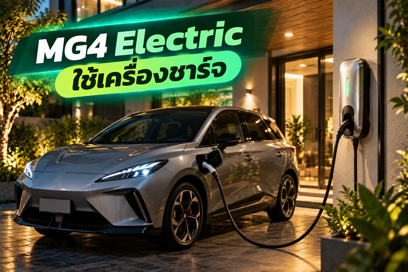 ภาพประกอบบทความ MG4 Electric ใช้ Home Charger แบบไหน ก่อนติดตั้ง