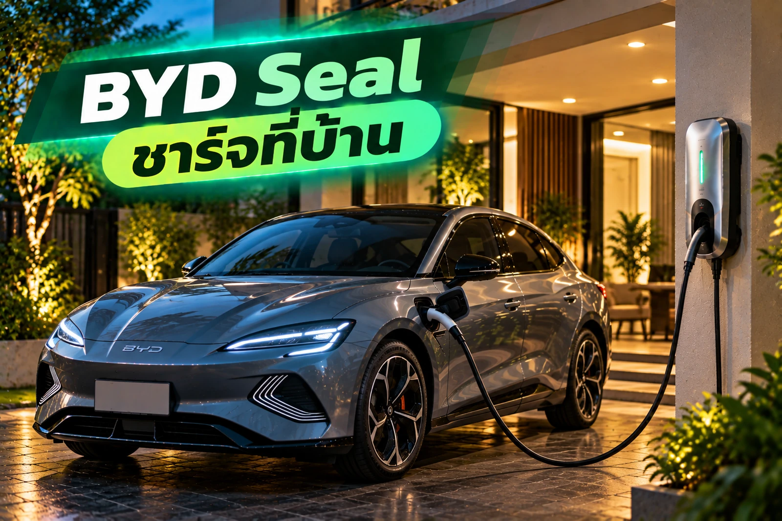 ภาพประกอบบทความ BYD Seal ชาร์จที่บ้าน ต้องวางระบบอย่างไร