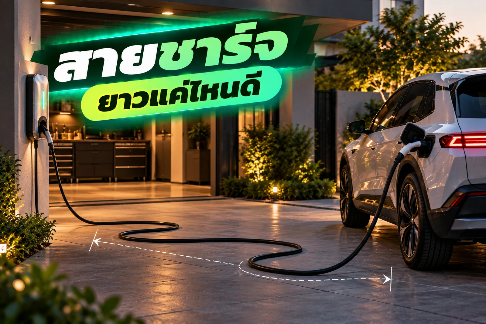 ภาพประกอบบทความ สายชาร์จยาวเกินไป มีผลกับ Home Charger อย่างไร